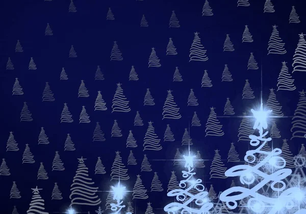 Ünnepi Csillogó Karácsonyi Háttér — Stock Fotó