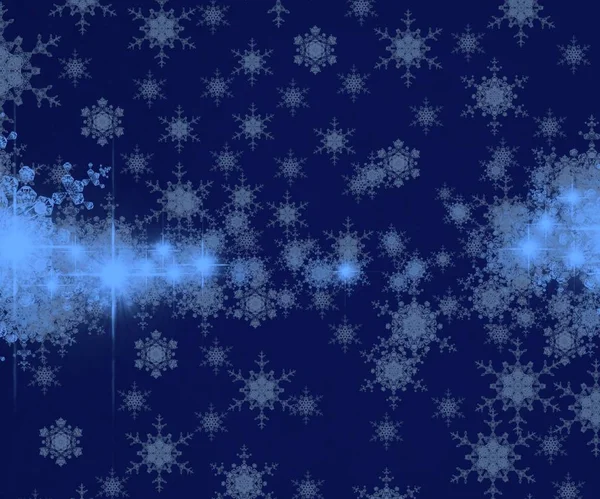 Christmas Shiny Background Snowflakes — Stock Photo, Image