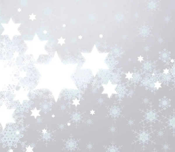 Абстрактний Гранжевий Фон Сніжинками — стокове фото