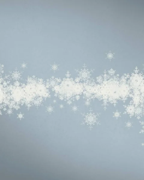 Abstrato Fundo Natal Com Flocos Neve — Fotografia de Stock