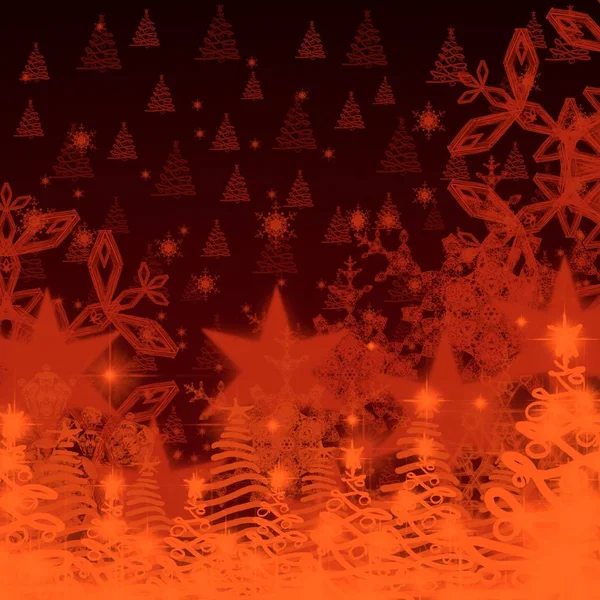 Abstract Christmas Background Snowflakes — Stock Photo, Image