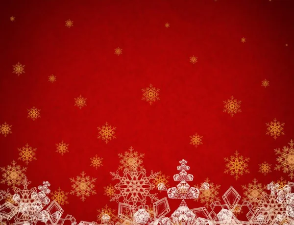 Abstract Christmas Background Snowflakes — Stock Photo, Image