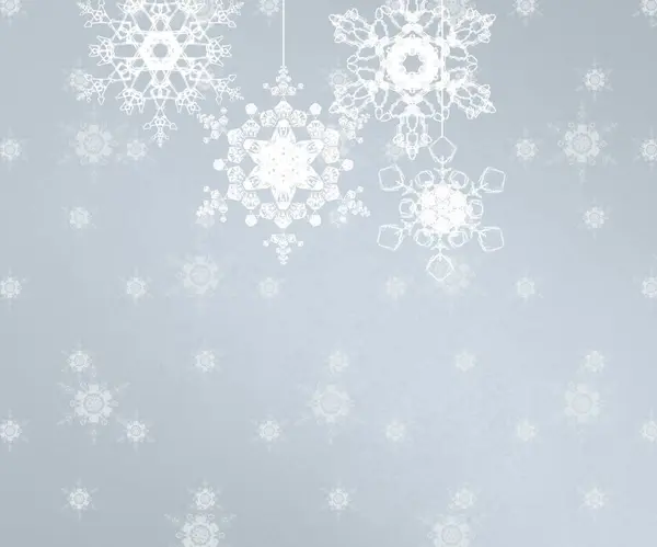 Vector Seamless Pattern Snowflakes — Stock Photo, Image