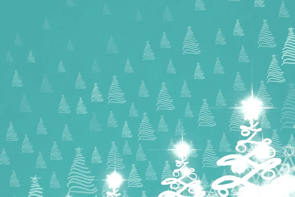 Seamless Blue Background Snowflakes — Stock Photo, Image