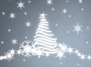 Noel arka plan kopya alanı ile