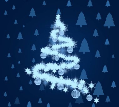 şenlikli arka plan için sanatsal tatil deseni