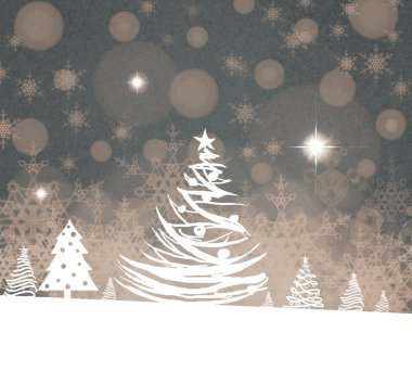 Noel arka plan kopya alanı ile