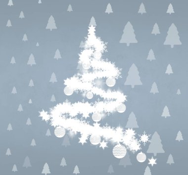 şenlikli arka plan için sanatsal tatil deseni