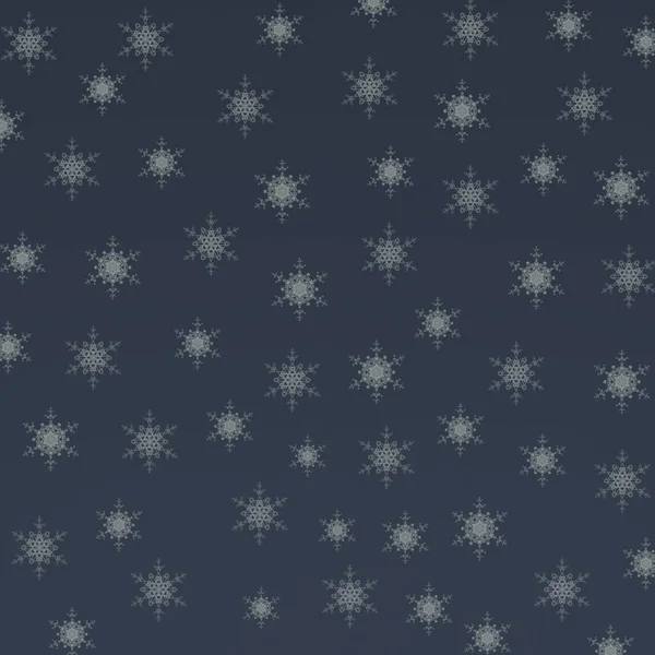 Бесшовный Фон Снежинками — стоковое фото