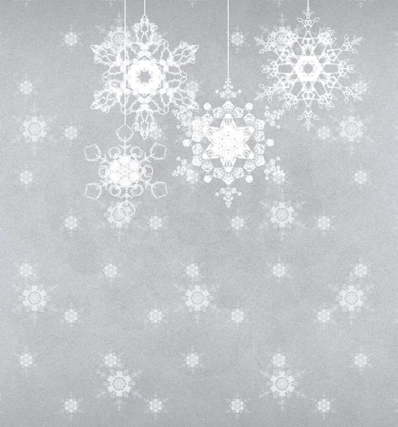 ベクトルは雪のシームレスな背景 — ストック写真