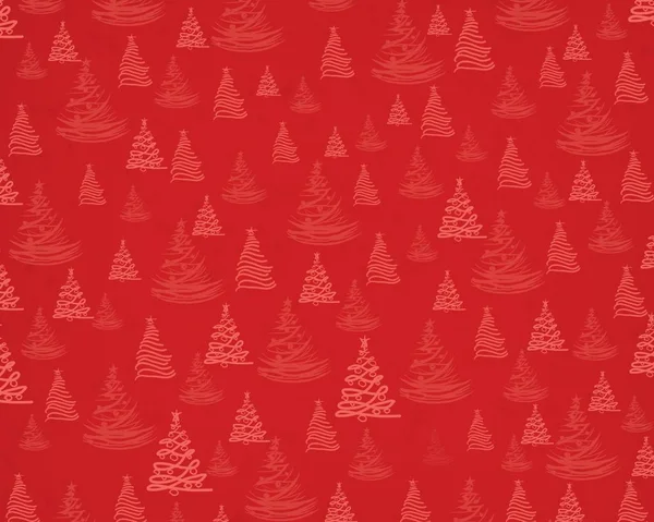 Abstrakte Weihnachtshintergrund Mit Bäumen — Stockfoto