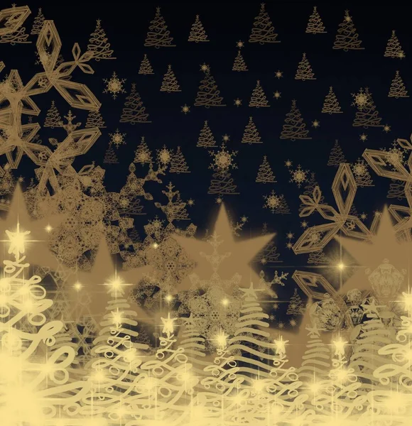抽象的圣诞背景与副本空间 — 图库照片