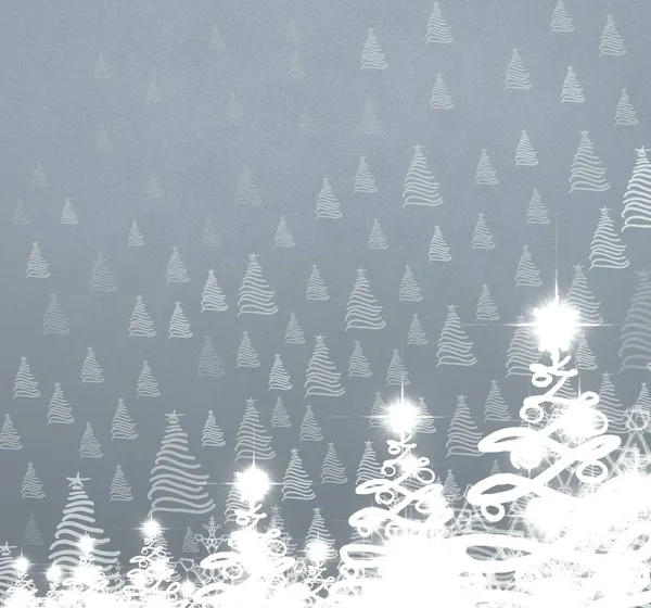 抽象和闪亮的圣诞背景 — 图库照片
