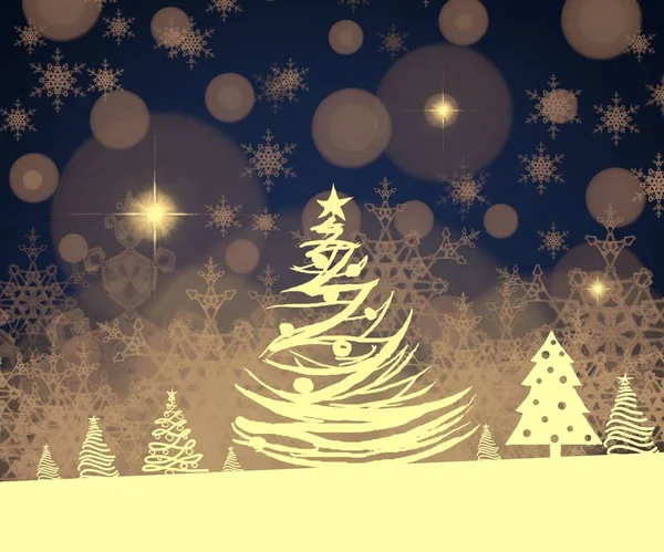 Weihnachten Neujahr Hintergrund Banner Für Kopierraum — Stockfoto