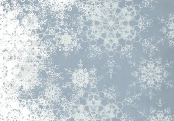 Nieuwjaar Thema Achtergrond Winter Wallpaper — Stockfoto