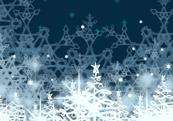 New Year Theme Background Winter Wallpaper — Stock Photo, Image