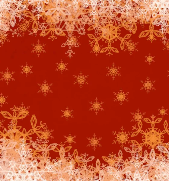 Abstract Grunge Background Snowflakes — Stock Photo, Image