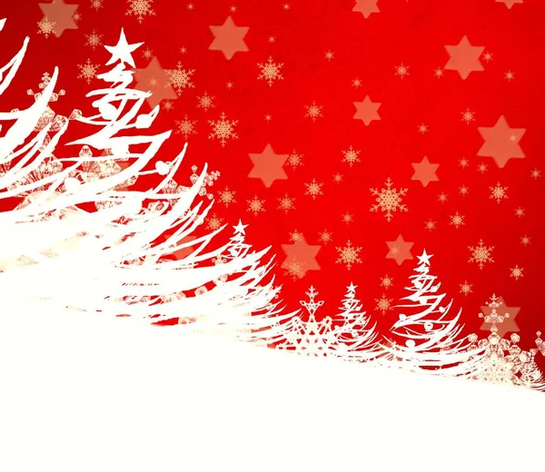 クリスマス ツリーとのシームレスなパターン ベクトル — ストック写真