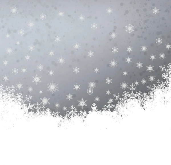 Abstracte Naadloze Achtergrond Met Sneeuwvlokken — Stockfoto