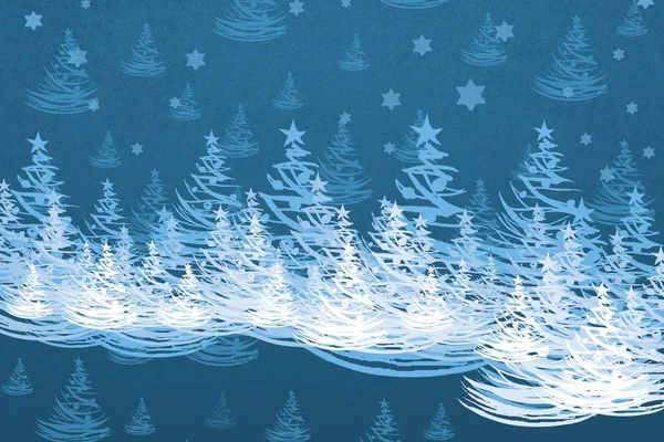 Christmas Background Snowflakes — Stock Photo, Image