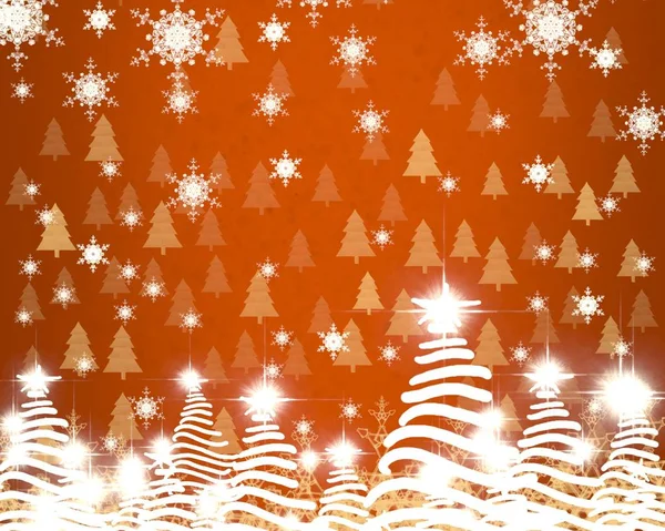 Vektor Hintergrund Mit Weihnachtsbaum — Stockfoto