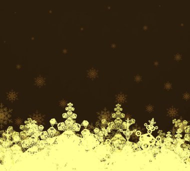 yeşil gökyüzü ile noel ağacı