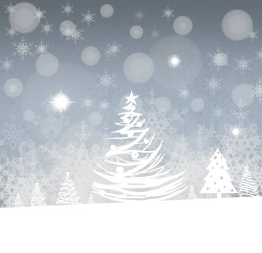 Kar taneli vektör noel arkaplanı