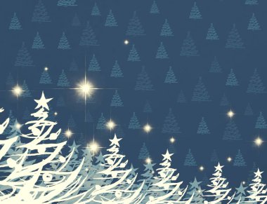 Kar taneleriyle vektör pürüzsüz desen