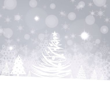 Kar taneli vektör noel arkaplanı