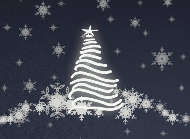 renkli soyut mutlu noel arka plan