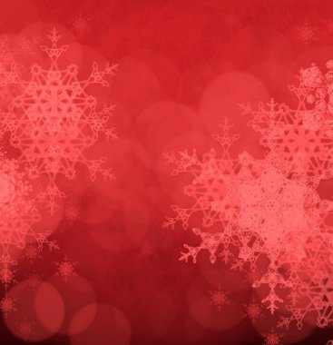 Kar taneleriyle soyut noel arkaplanı