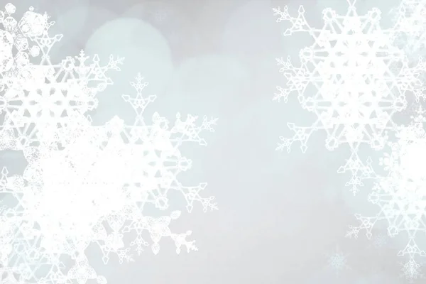 Abstract Christmas Background Snowflakes — Stock Photo, Image