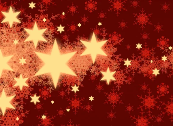 Fondo Del Árbol Navidad Con Estrellas — Foto de Stock