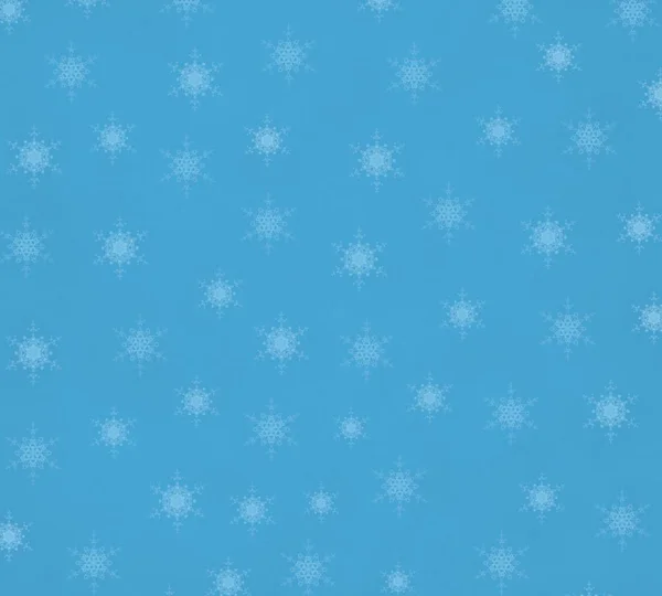 Голубое Небо Фон Снежинками — стоковое фото