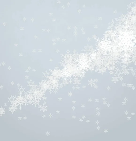 Blue Sky Background Snowflakes — Stock Photo, Image