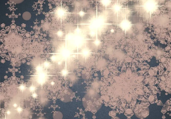 Christmas Sky Bakgrund Med Rymden — Stockfoto