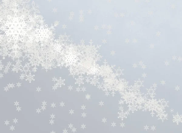 Streszczenie Bezszwowe Tło Płatkami Śniegu — Zdjęcie stockowe