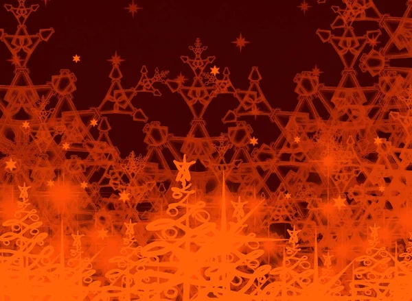 Abstract Christmas Background Snowflakes — Stock Photo, Image