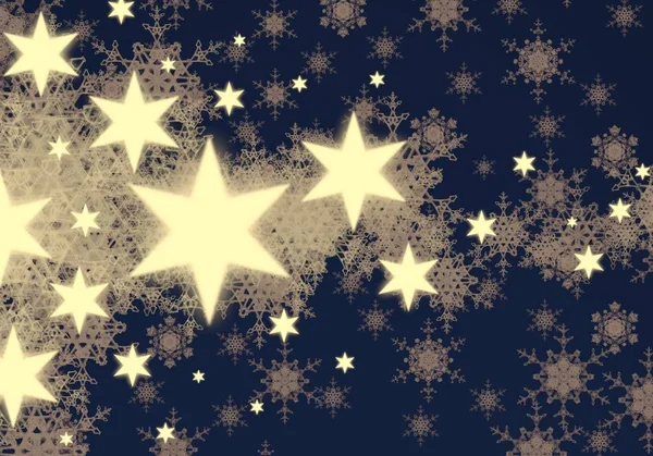 Fogos Artifício Estrelas Céu — Fotografia de Stock