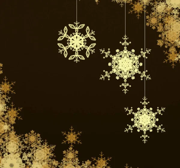 Abstract Seamless Background Snowflakes — Stock Photo, Image