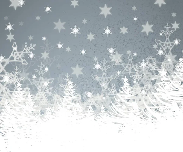 雪の冬クリスマス背景 — ストック写真