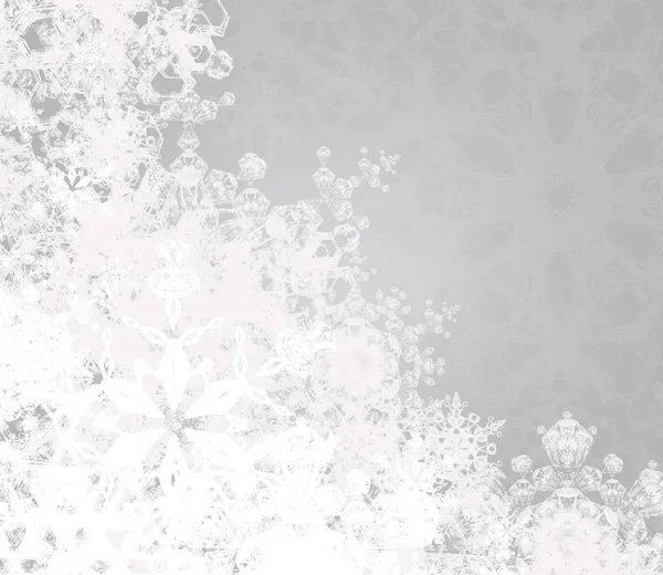 Abstraktní Grunge Pozadí Sněhovými Vločkami — Stock fotografie