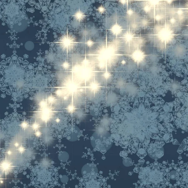 Abstract Christmas Background Snowflakes — Stock Photo, Image