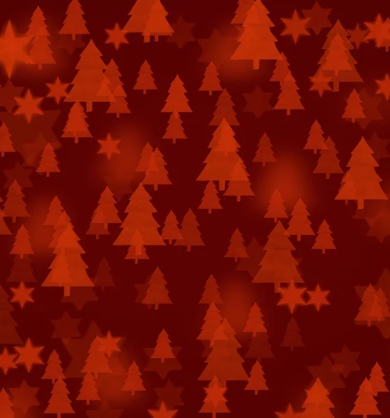 Абстрактный Рождественский Фон Деревьями — стоковое фото
