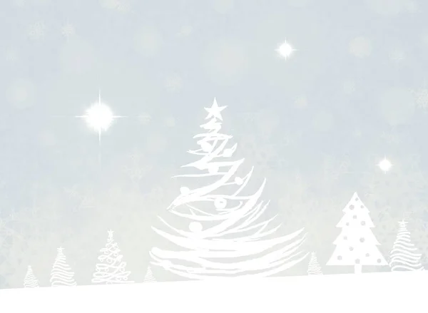 Sfondo Natale Con Fiocchi Neve — Foto Stock