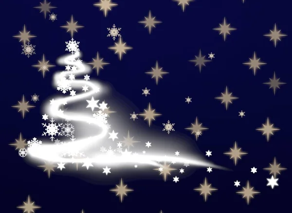Streszczenie Boże Narodzenie Kosmosu — Zdjęcie stockowe