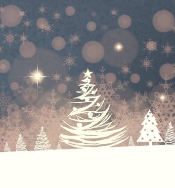 Noel arka plan kopya alanı ile