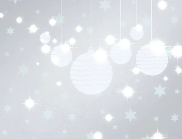 Christmas Shiny Background Snowflakes — Stock Photo, Image