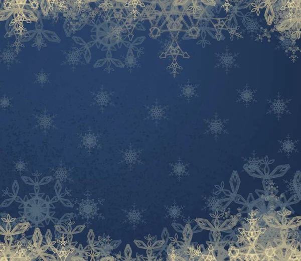 Красивый Зимний Фон Облаками — стоковое фото
