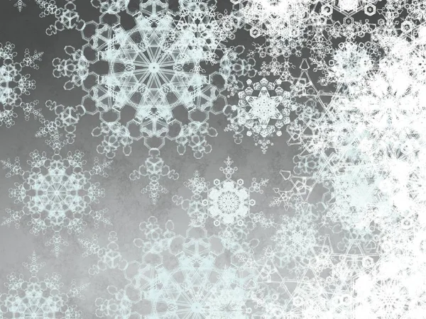 Fondo Grunge Abstracto Con Copos Nieve — Foto de Stock